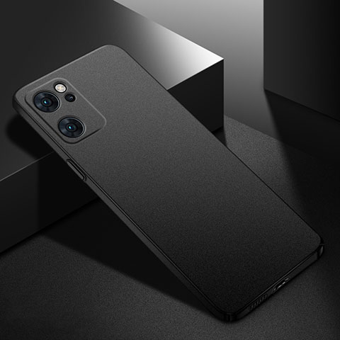 Funda Dura Plastico Rigida Carcasa Mate YK2 para Oppo Reno7 SE 5G Negro