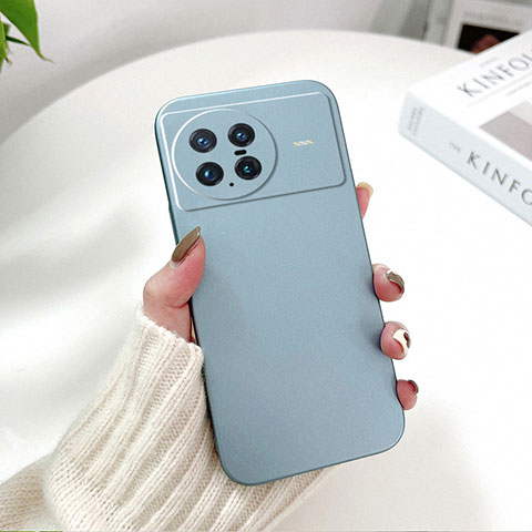 Funda Dura Plastico Rigida Carcasa Mate YK2 para Vivo X Note Azul Cielo