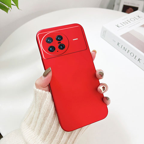 Funda Dura Plastico Rigida Carcasa Mate YK2 para Vivo X Note Rojo