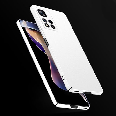 Funda Dura Plastico Rigida Carcasa Mate YK2 para Xiaomi Mi 11i 5G (2022) Blanco