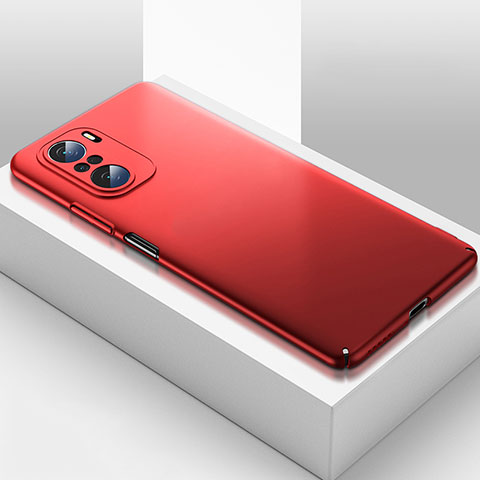 Funda Dura Plastico Rigida Carcasa Mate YK2 para Xiaomi Poco F3 5G Rojo