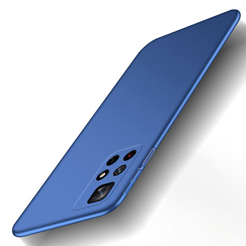 Funda Dura Plastico Rigida Carcasa Mate YK2 para Xiaomi Redmi Note 11S 5G Azul