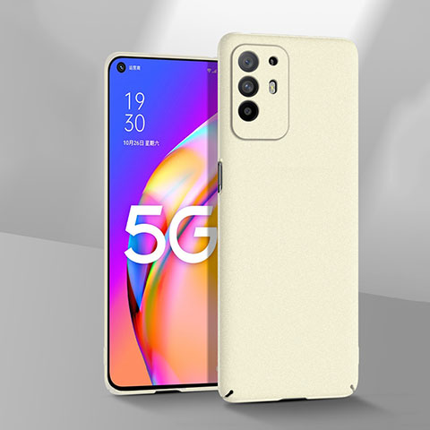 Funda Dura Plastico Rigida Carcasa Mate YK3 para Oppo Reno5 Z 5G Blanco