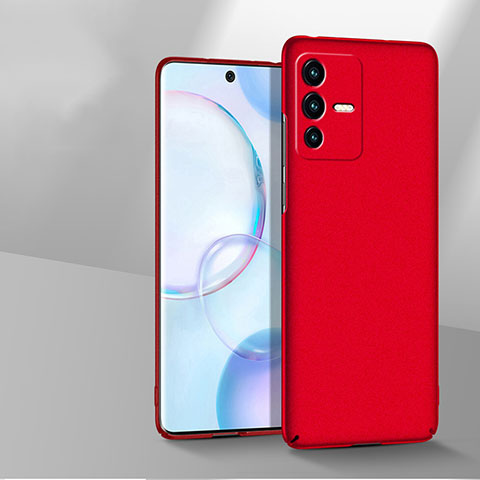 Funda Dura Plastico Rigida Carcasa Mate YK3 para Vivo V23 5G Rojo