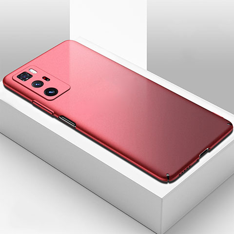 Funda Dura Plastico Rigida Carcasa Mate YK3 para Xiaomi Redmi Note 10 Pro 5G Rojo