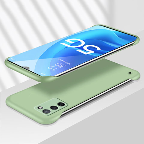 Funda Dura Plastico Rigida Carcasa Mate YK4 para Oppo A55 5G Verde