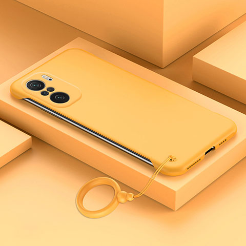 Funda Dura Plastico Rigida Carcasa Mate YK4 para Xiaomi Mi 11X Pro 5G Amarillo