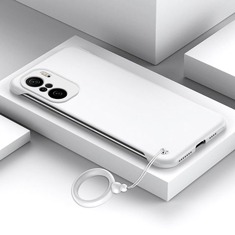 Funda Dura Plastico Rigida Carcasa Mate YK4 para Xiaomi Poco F3 5G Blanco