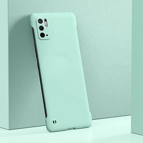 Funda Dura Plastico Rigida Carcasa Mate YK5 para Xiaomi POCO M3 Pro 5G Cian