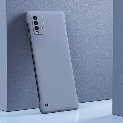 Funda Dura Plastico Rigida Carcasa Mate YK5 para Xiaomi Redmi 9 Power Gris Lavanda