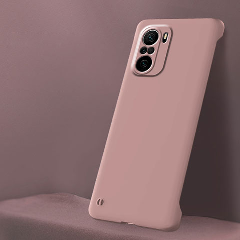 Funda Dura Plastico Rigida Carcasa Mate YK5 para Xiaomi Redmi K40 Pro+ Plus 5G Oro Rosa