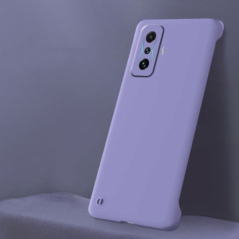 Funda Dura Plastico Rigida Carcasa Mate YK5 para Xiaomi Redmi K50 Gaming 5G Purpura Claro