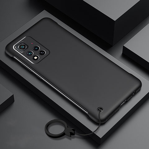 Funda Dura Plastico Rigida Carcasa Mate YK5 para Xiaomi Redmi Note 11 Pro+ Plus 5G Negro