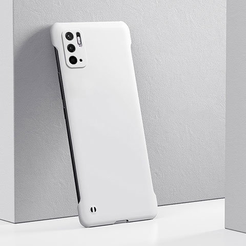 Funda Dura Plastico Rigida Carcasa Mate YK5 para Xiaomi Redmi Note 11 SE 5G Blanco