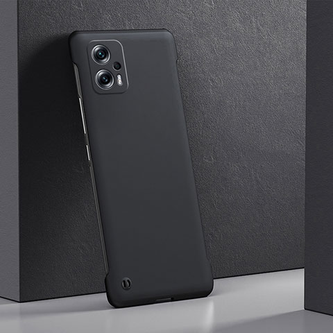 Funda Dura Plastico Rigida Carcasa Mate YK5 para Xiaomi Redmi Note 11T Pro+ Plus 5G Negro