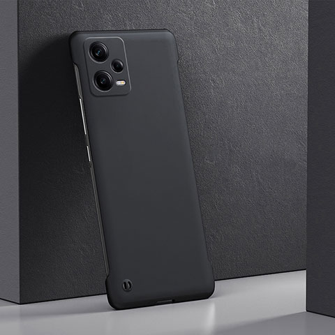 Funda Dura Plastico Rigida Carcasa Mate YK5 para Xiaomi Redmi Note 12 5G Negro