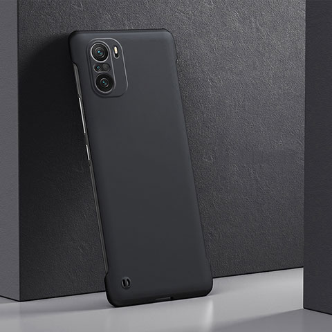 Funda Dura Plastico Rigida Carcasa Mate YK6 para Xiaomi Poco F3 5G Negro