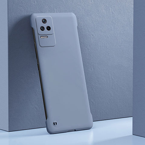 Funda Dura Plastico Rigida Carcasa Mate YK6 para Xiaomi Redmi K40S 5G Gris Lavanda