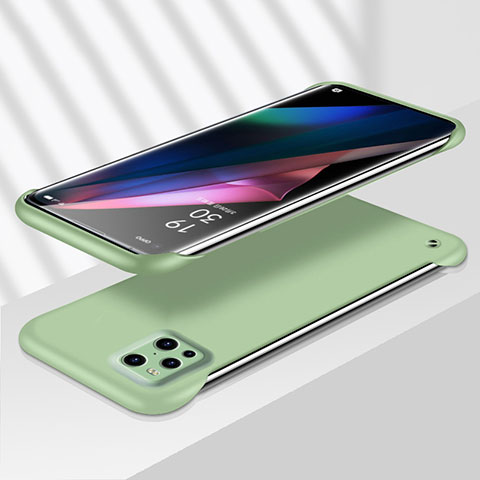 Funda Dura Plastico Rigida Carcasa Mate YK7 para Oppo Find X3 Pro 5G Verde