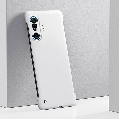 Funda Dura Plastico Rigida Carcasa Mate YK7 para Xiaomi Redmi K40 Gaming 5G Blanco