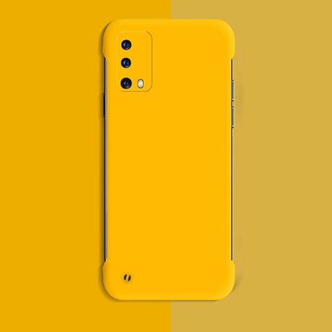 Funda Dura Plastico Rigida Carcasa Mate YK8 para Oppo K9 5G Amarillo