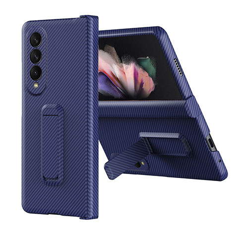 Funda Dura Plastico Rigida Carcasa Mate ZL1 para Samsung Galaxy Z Fold3 5G Azul