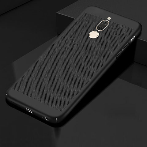 Funda Dura Plastico Rigida Carcasa Perforada para Huawei Nova 2i Negro