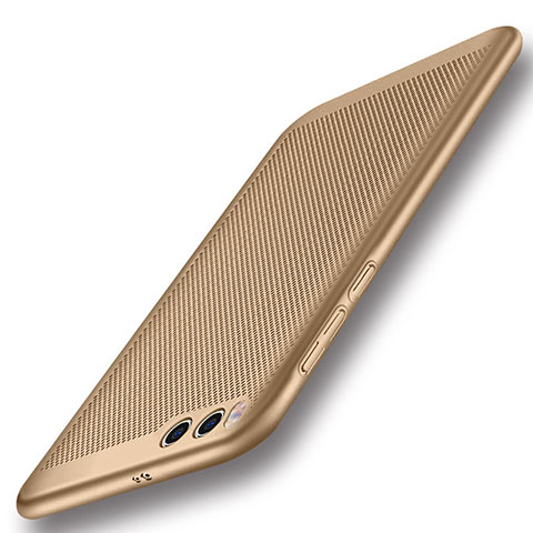 Funda Dura Plastico Rigida Carcasa Perforada para Xiaomi Mi 6 Oro