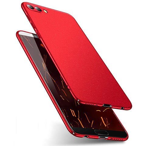 Funda Dura Plastico Rigida Fino Arenisca para Huawei Honor V10 Rojo