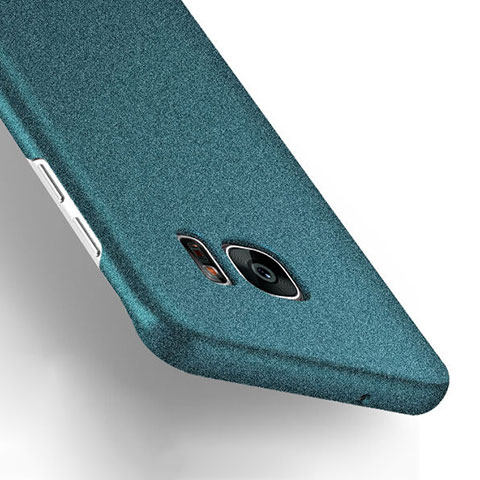 Funda Dura Plastico Rigida Fino Arenisca para Samsung Galaxy S7 Edge G935F Verde