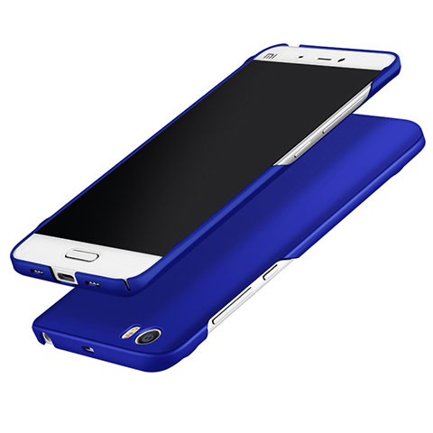 Funda Dura Plastico Rigida Fino Arenisca Q01 para Xiaomi Mi 5 Azul