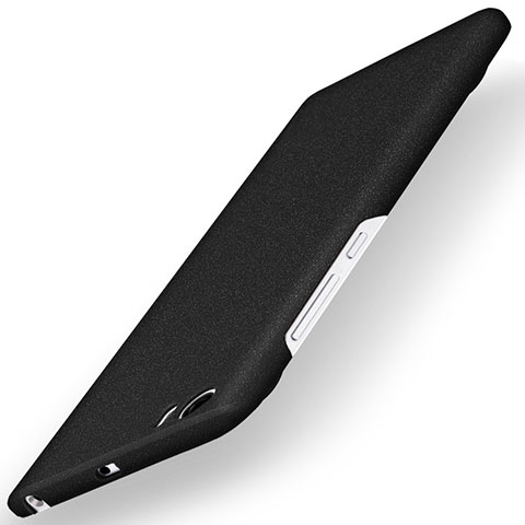 Funda Dura Plastico Rigida Fino Arenisca Q01 para Xiaomi Mi 5 Negro