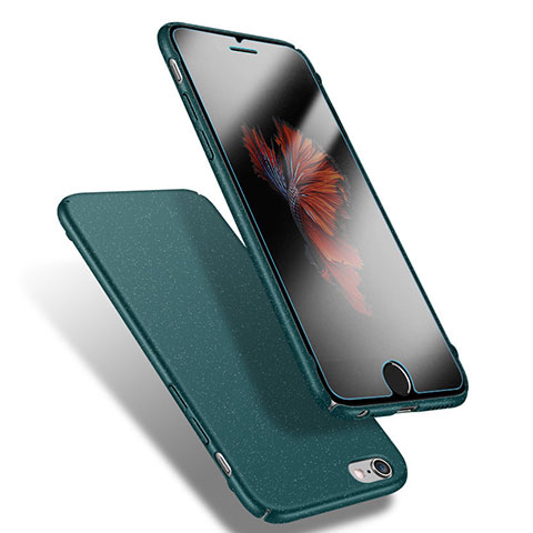 Funda Dura Plastico Rigida Fino Arenisca Q03 para Apple iPhone 6 Verde