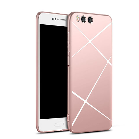 Funda Dura Plastico Rigida Mate Line para Xiaomi Mi Note 3 Oro Rosa