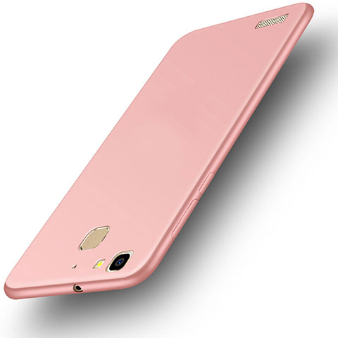 Funda Dura Plastico Rigida Mate M01 para Huawei Enjoy 5S Oro Rosa