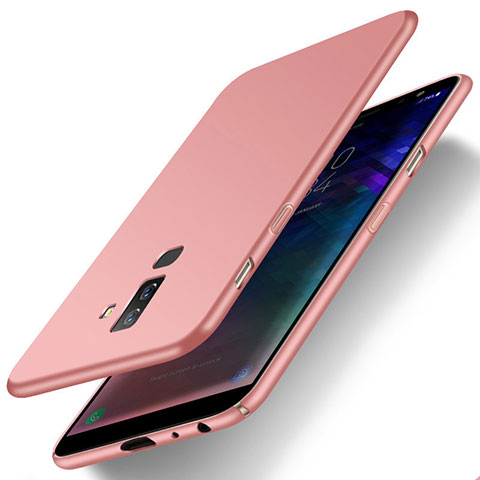 Funda Dura Plastico Rigida Mate M04 para Samsung Galaxy A6 Plus (2018) Oro Rosa