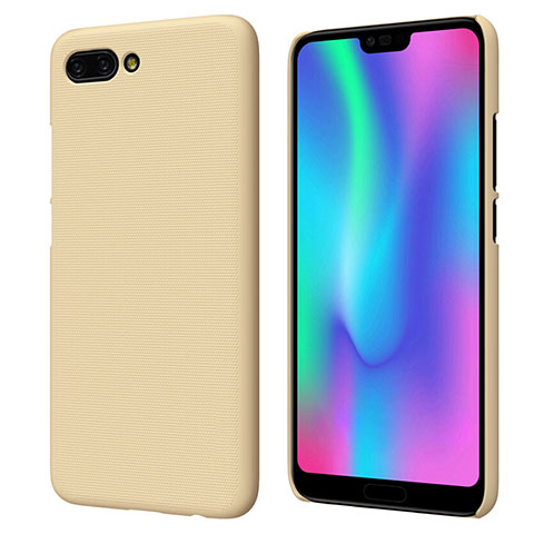 Funda Dura Plastico Rigida Mate M05 para Huawei Honor 10 Oro