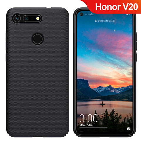 Funda Dura Plastico Rigida Mate M05 para Huawei Honor V20 Negro