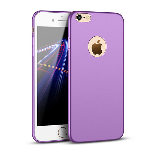 Funda Dura Plastico Rigida Mate P01 para Apple iPhone 6 Morado