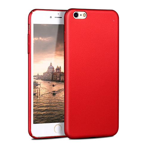 Funda Dura Plastico Rigida Mate P06 para Apple iPhone 6 Plus Rojo