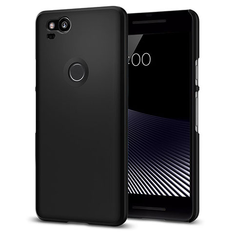 Funda Dura Plastico Rigida Mate para Google Pixel 2 Negro