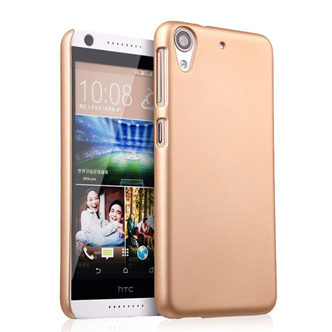 Funda Dura Plastico Rigida Mate para HTC Desire 626 Oro