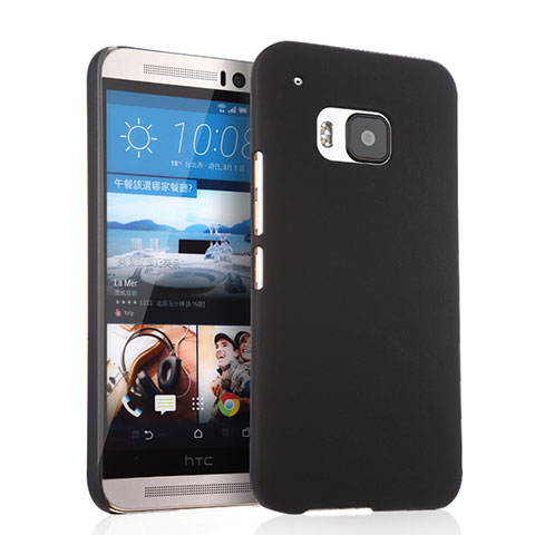 Funda Dura Plastico Rigida Mate para HTC One M9 Negro