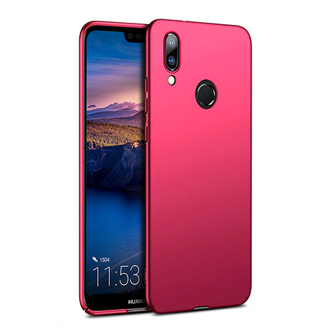 Funda Dura Plastico Rigida Mate para Huawei P20 Lite Rojo