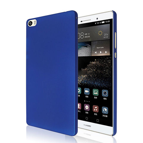 Funda Dura Plastico Rigida Mate para Huawei P8 Max Azul