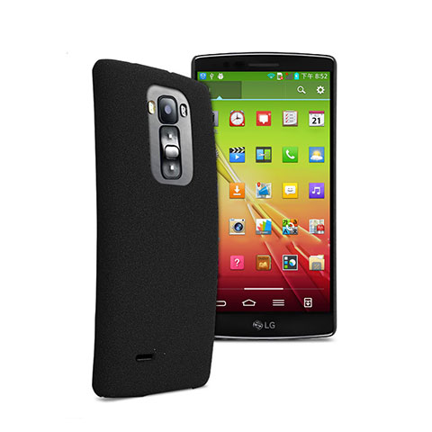 Funda Dura Plastico Rigida Mate para LG G Flex 2 Negro