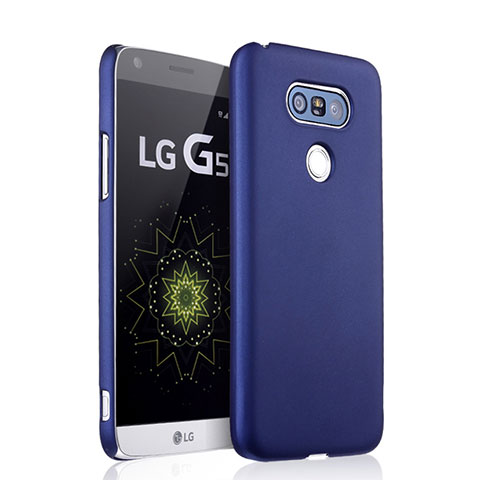 Funda Dura Plastico Rigida Mate para LG G5 Azul