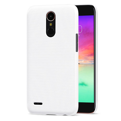 Funda Dura Plastico Rigida Mate para LG K10 (2017) Blanco