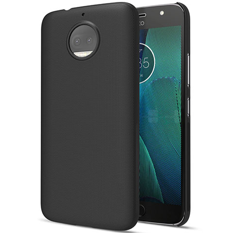 Funda Dura Plastico Rigida Mate para Motorola Moto G5S Plus Negro