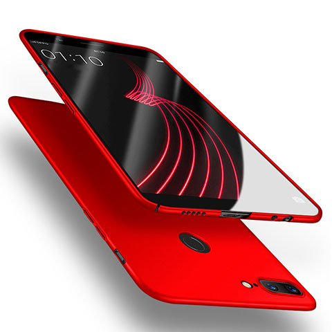 Funda Dura Plastico Rigida Mate para OnePlus 5T A5010 Rojo